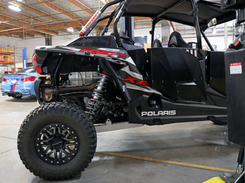 aFe 14-19 Polaris RZR 925/1000cc Sway-A-Way 3.0 Rear Coilover Kit w/ Remote Reservoirs and Comp Adj - 852-0058-01-CA