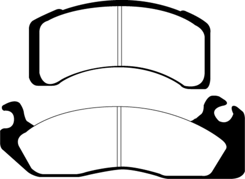 EBC 84 Ford Fairmont 2.3 Yellowstuff Front Brake Pads - DP41159R