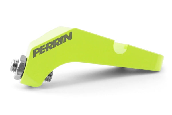 Perrin 13-24 BRZ / GR86 / FR-S Master Cylinder Support - Neon Yellow - PSP-BRK-406NY for 2013-2025 Subaru BRZ - front view