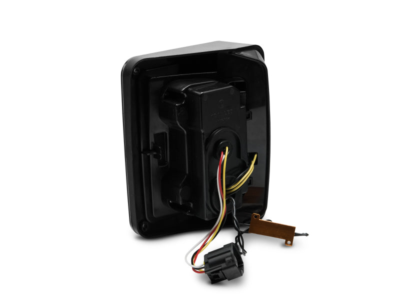 Raxiom 07-18 Jeep Wrangler JK Axial Series Vision LED Tail Lights- Black Housing (Smoked Lens) - J130808