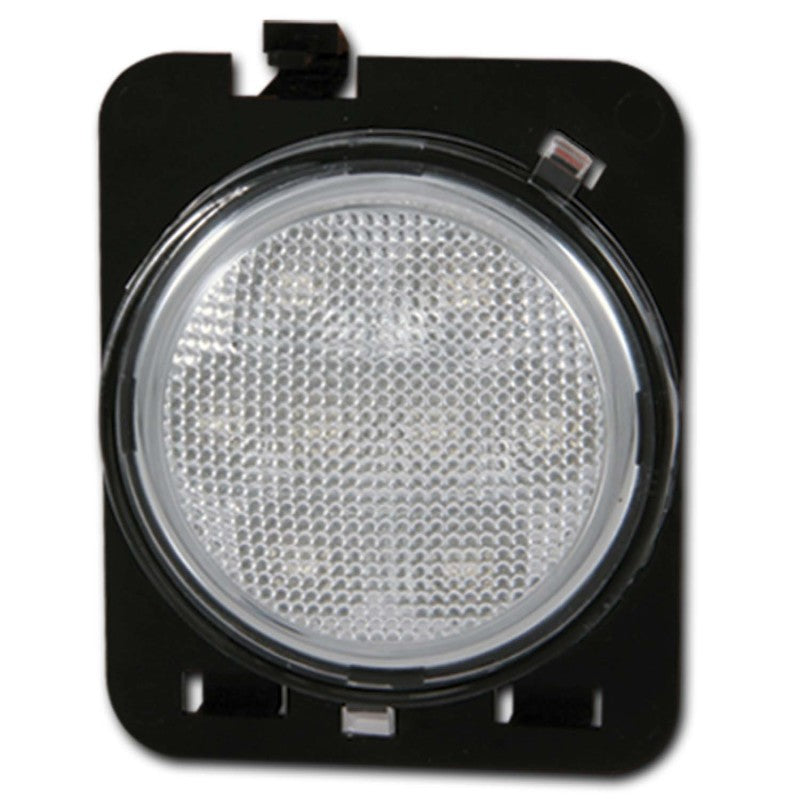 ANZO 2007-2015 Jeep Wrangler LED Side Fender Lights Clear - 861116