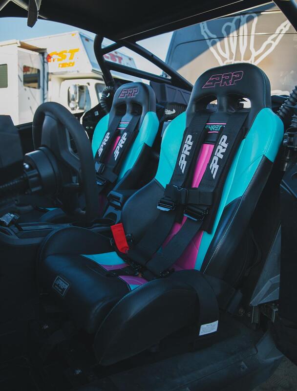 PRP Honda Talon XCR Suspension Seats Kit (Pair) - Black & Gray - A8001-PORXP-C66-203