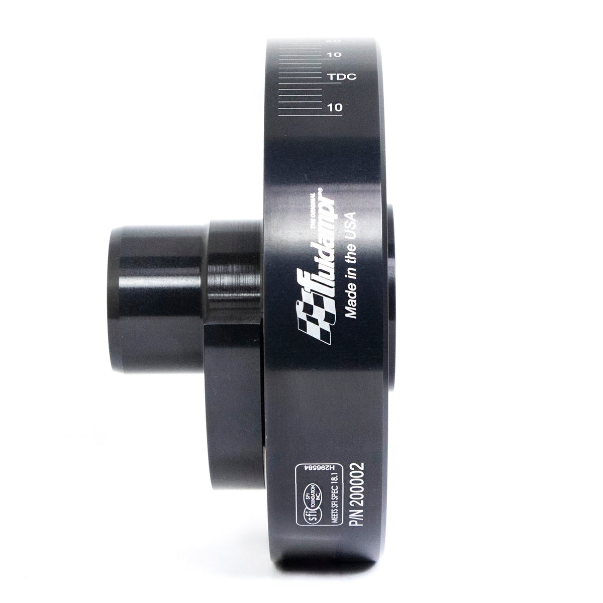 Fluidampr Ford 289, 302, 351 / 400 CID V8 External balance (w/ 28oz CW) Steel Balanced Damper - 650211