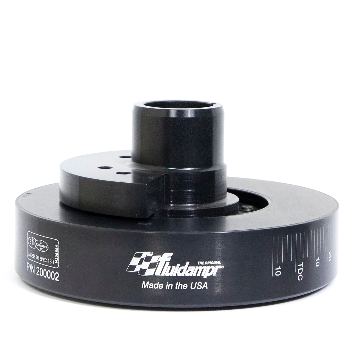 Fluidampr Ford 289, 302, 351 / 400 CID V8 External balance (w/ 28oz CW) Steel Balanced Damper - 650211