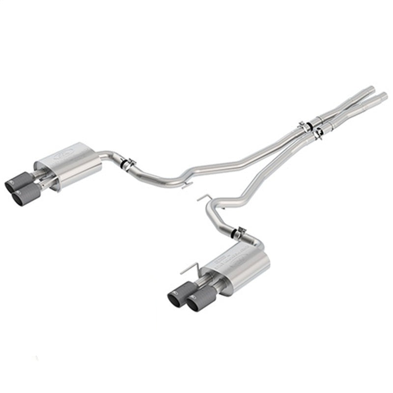 Ford Racing 18+ Mustang GT 5.0L Cat-Back Touring Exhaust System w/Carbon Fiber Tips - M-5200-M8TFA