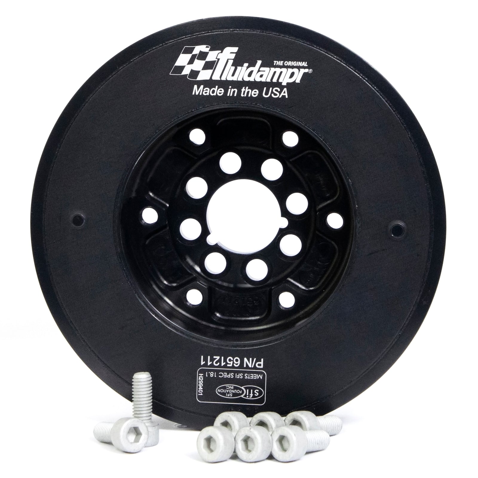 Fluidampr Audi 2.7L Twin Turbo/2.8L and 3.0L V6 Internally Balanced Damper - 651211 for 1995-2005 Audi A6 - front view
