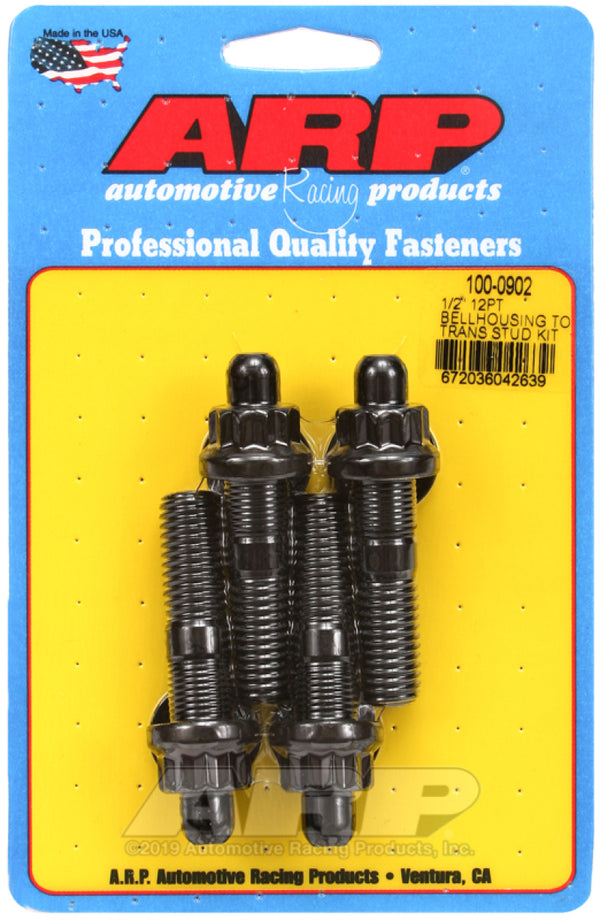 ARP 1/2in Dia 12pt Bellhousing to Trans Stud Kit - 100-0902 by ARP