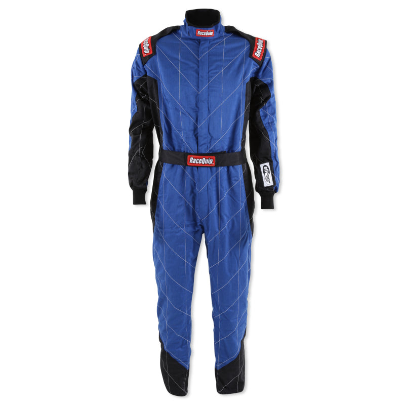 RaceQuip Blue Chevron-5 Suit SFI-5 - Medium - 91609239RQP