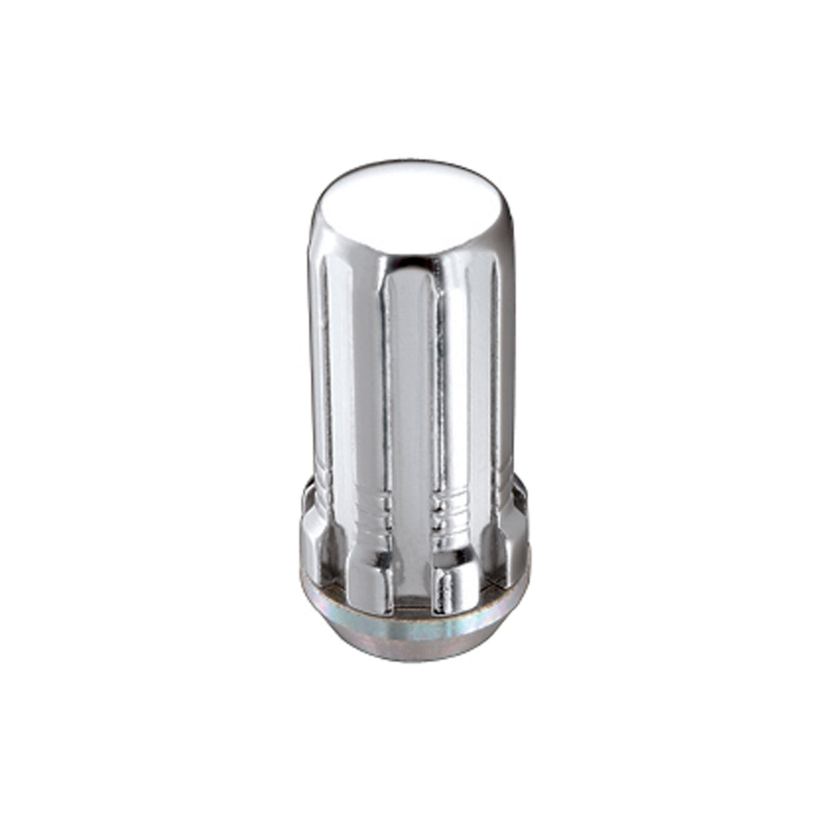 McGard SplineDrive Lug Nut (Cone Seat) M14X1.5 / 1.648in. Length (4-Pack) - Chrome (Req. Tool) - 65315