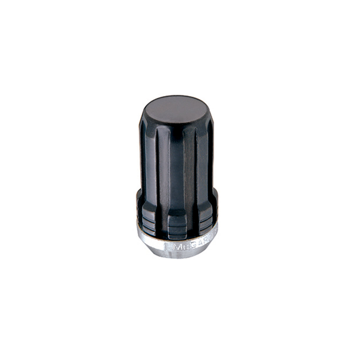 McGard SplineDrive Lug Nut (Cone Seat) 1/2-20 / 1.60in. Length (4-Pack) - Black (Req. Tool) - 65340BK