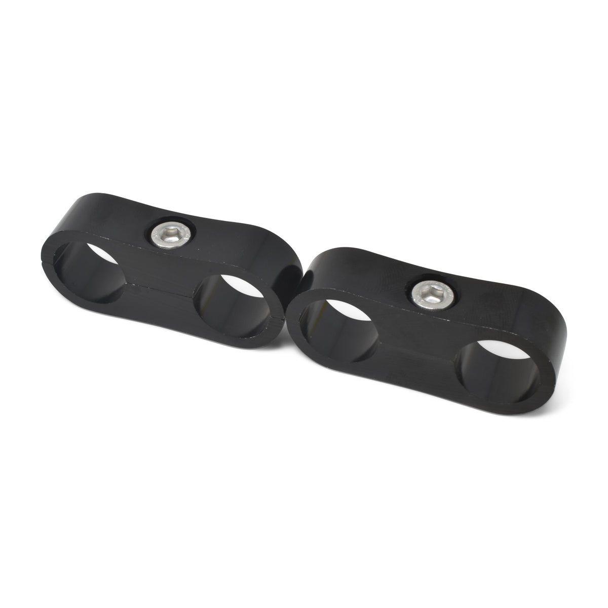 Russell Hose Separator for -8 Braided Hose - Black Anodized (2 Pack) - 654313