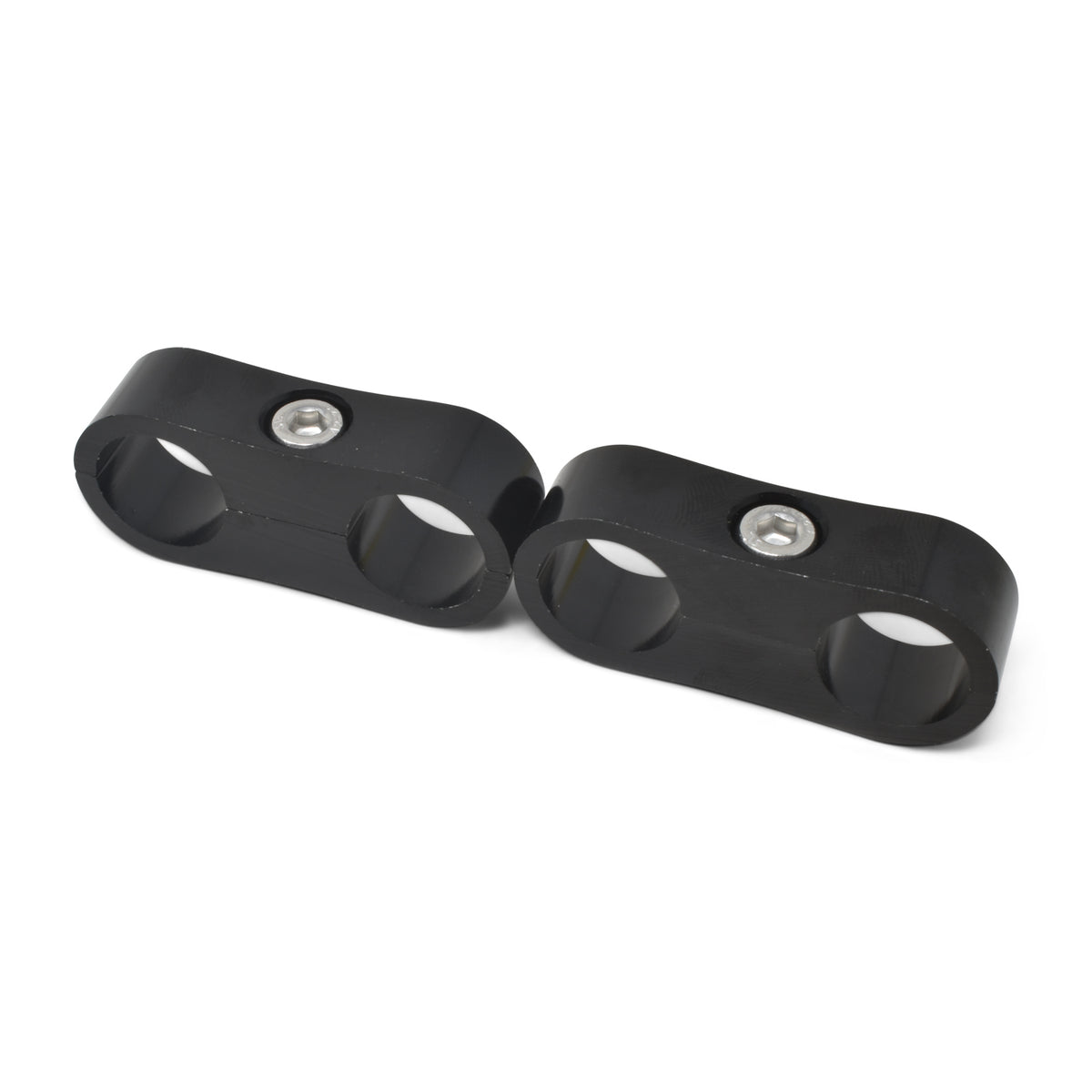Russell Hose Separator For -10 Braided Hose - Black Anodize (2 Pack) - 654323