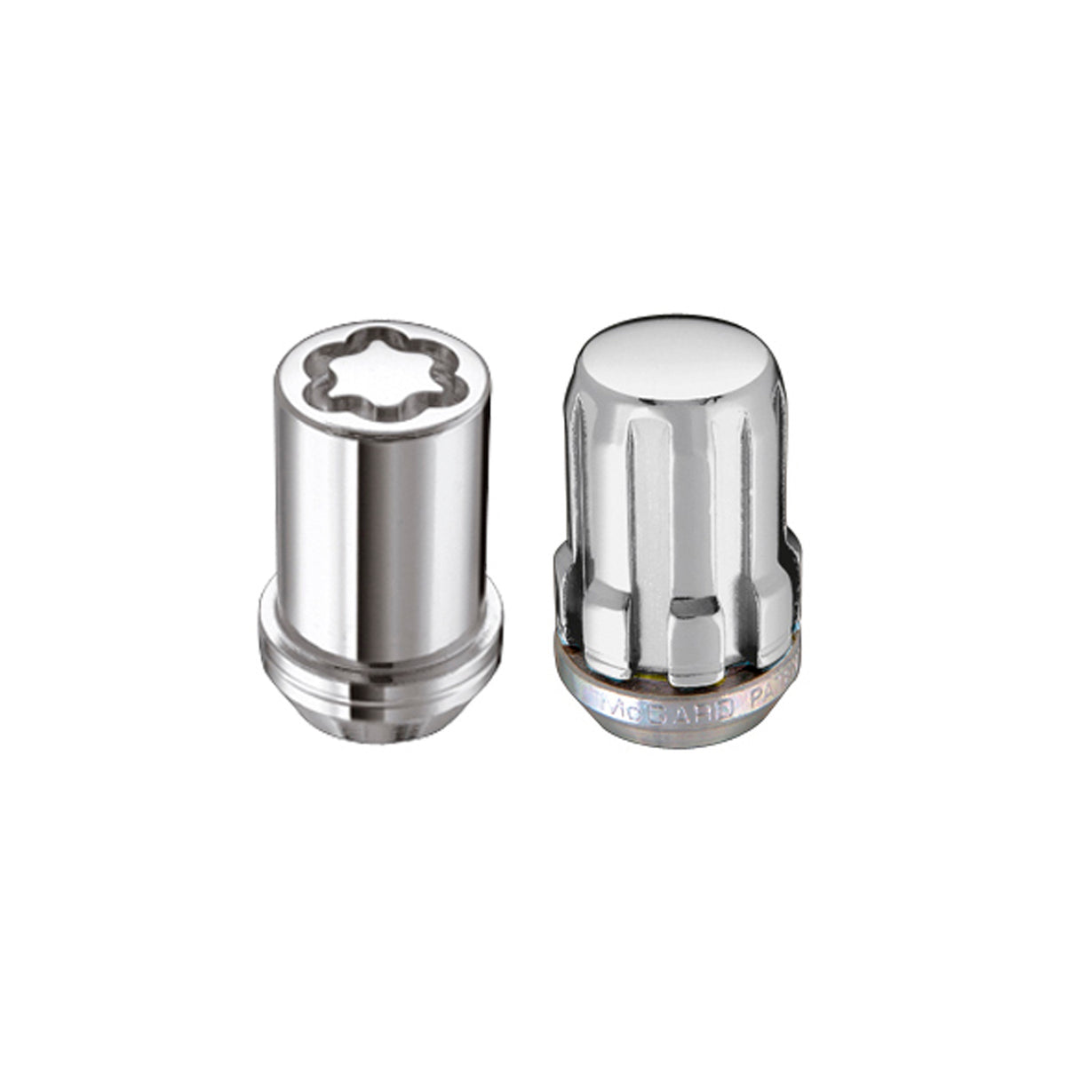 McGard SplineDrive Tuner 4 Lug Install Kit w/Locks & Tool (Cone) M12x1.25 / 13/16 Hex - Chrome (CS) - 65454CN