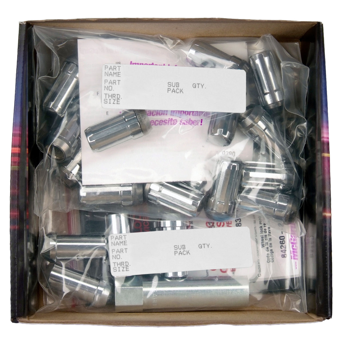McGard SplineDrive Tuner Jeep 23pc. Kit (Cone) 1/2-20 / 13/16 Hex (18 Lug Nuts / 5 Locks) - Chrome - 65562