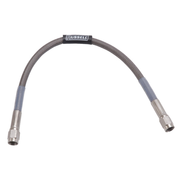 Russell Performance 53in Straight -3 AN Competition Brake Hose - 656150 - front view