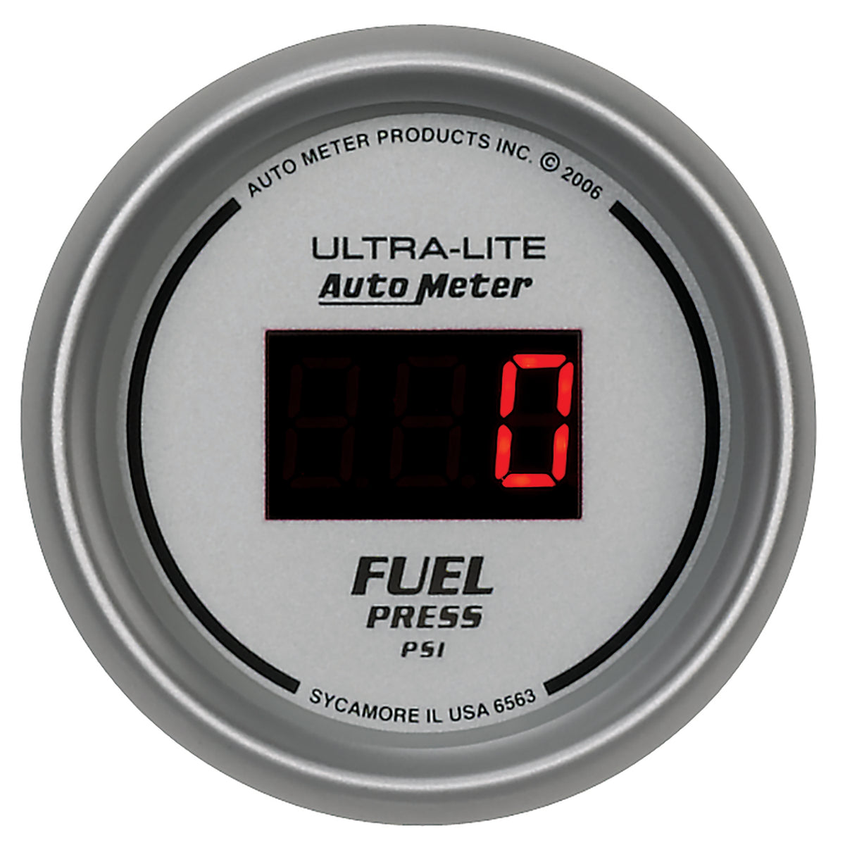 Autometer Ultra-Lite 52MM 5-100 PSI Digital Fuel Pressure Gauge - 6563