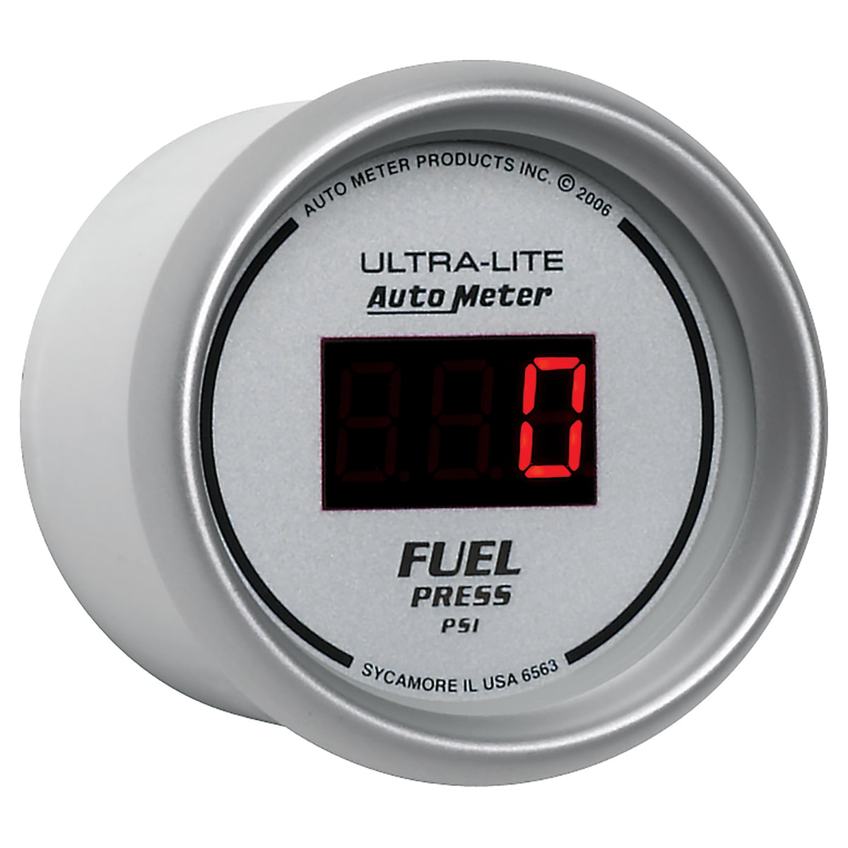 Autometer Ultra-Lite 52MM 5-100 PSI Digital Fuel Pressure Gauge - 6563