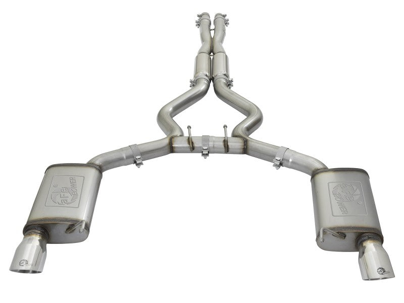 aFe 11-21 Dodge Durango V6-3.6L/V8-5.7L MACH Force-Xp 304 SS Cat-Back Exhaust System w/ Polished Tip - 49-32086-P