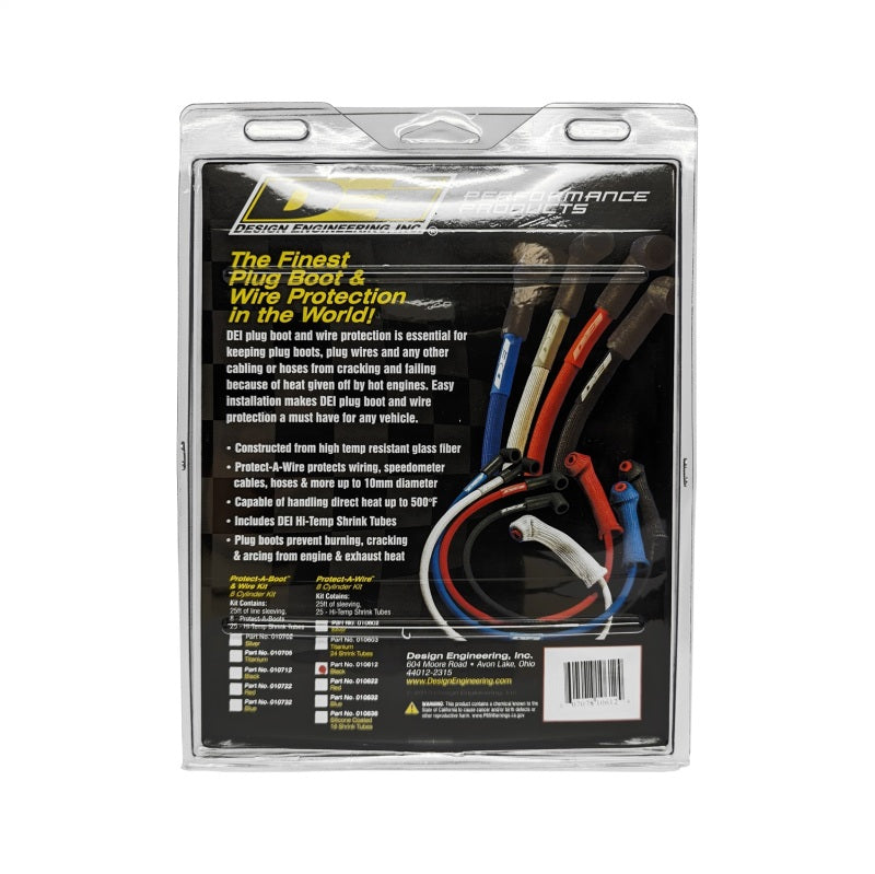 DEI Protect-A-Wire 8 Cylinder - Black - 10612