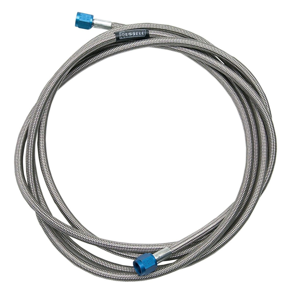 Russell Performance -3 AN x 1/8in NPT 12in Pre-Made Nitrous and Fuel Line - 658050 - front view