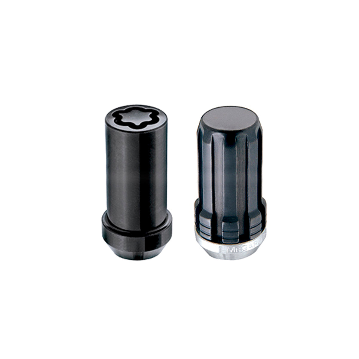 McGard SplineDrive Tuner 8 Lug Install Kit w/Locks & Tool (Cone) M14X1.5 / 1in. Hex - Blk - 65810BK
