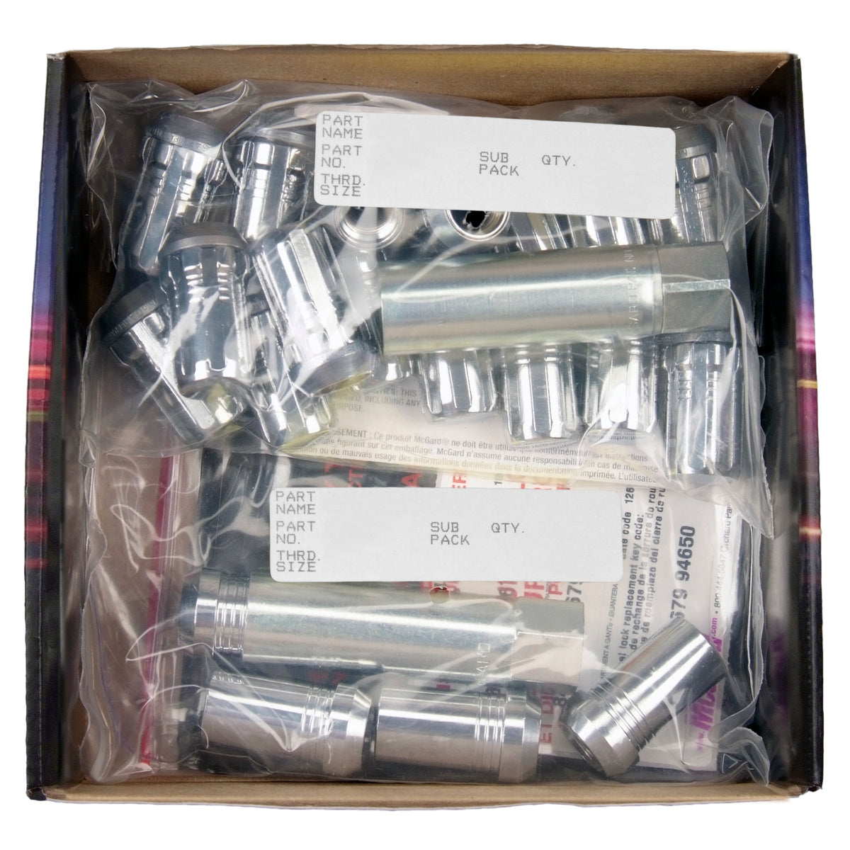 McGard SplineDrive Tuner 8 Lug Install Kit w/Locks & Tool (Cone) M14X1.5 / 22mm Hex - Chrome - 65815
