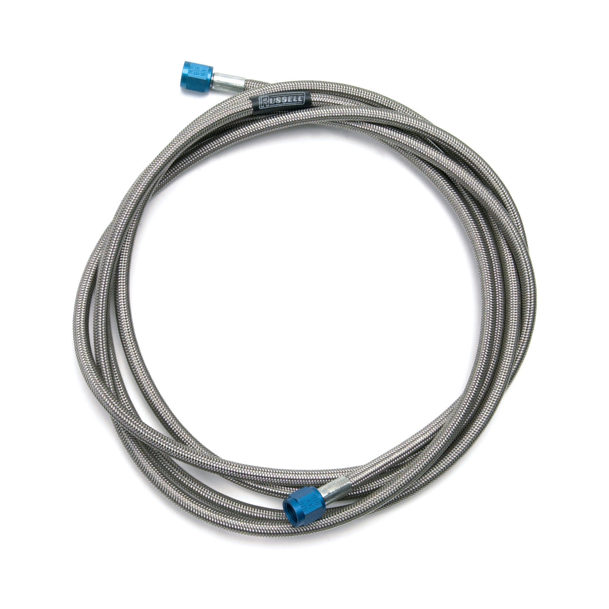 Russell Performance -4 AN 10-foot Pre-Made Nitrous and Fuel Line - 658360 - front view