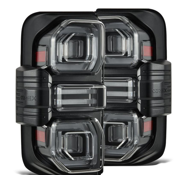 AlphaRex 21-24 Ford Bronco (Excl. Raptor) Nova-Series LED Tail Lights - Black - 659010