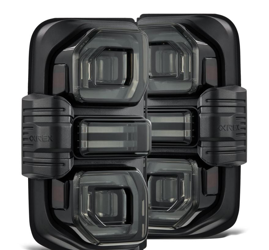 AlphaRex 21-24 Ford Bronco NOVA LED Tail Lights - Alpha-Black - 659020
