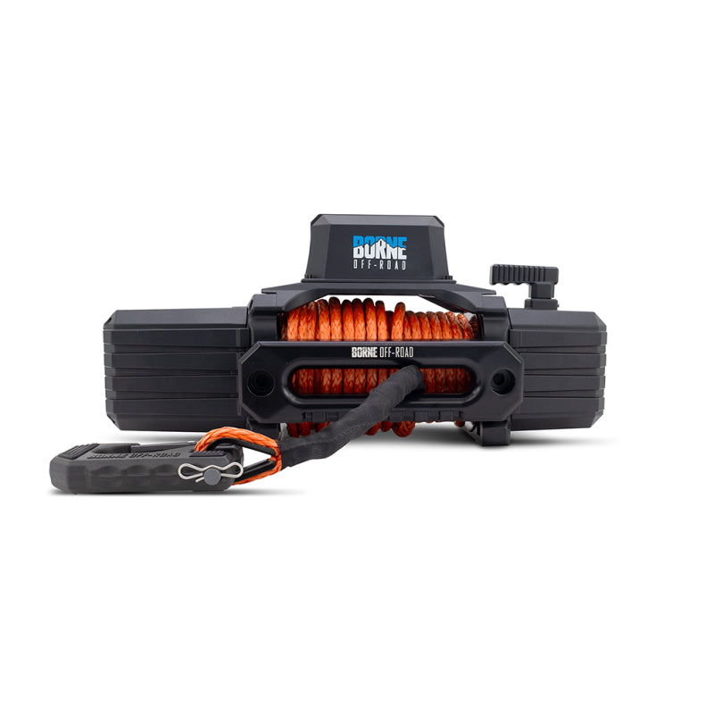 Borne Off-Road 10K Winch - Orange Synthetic Rope - BNWN-10-SOR