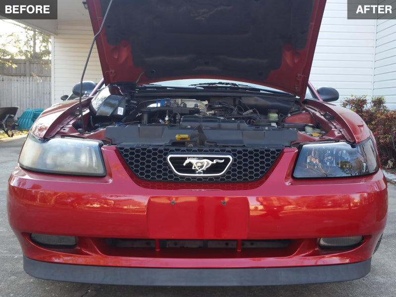 Raxiom 99-04 Ford Mustang Axial Series OE Style Headlights- Black Housing (Smoked Lens) - 49110
