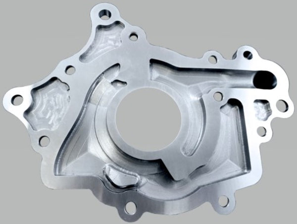 Boundary 2018+ Ford Coyote Mustang GT/F150 V8 Oil Pump Assembly w/Billet Back Plate - CM-S1-R2-BBP by Boundary - front view