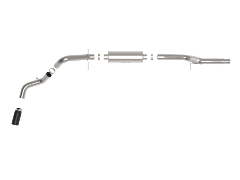 aFe Apollo GT Series 4in 409SS Cat Back Exh System w/Blk Tip 14-18 GM Silverado/Sierra 1500 V8-6.2L - 49-44116-B