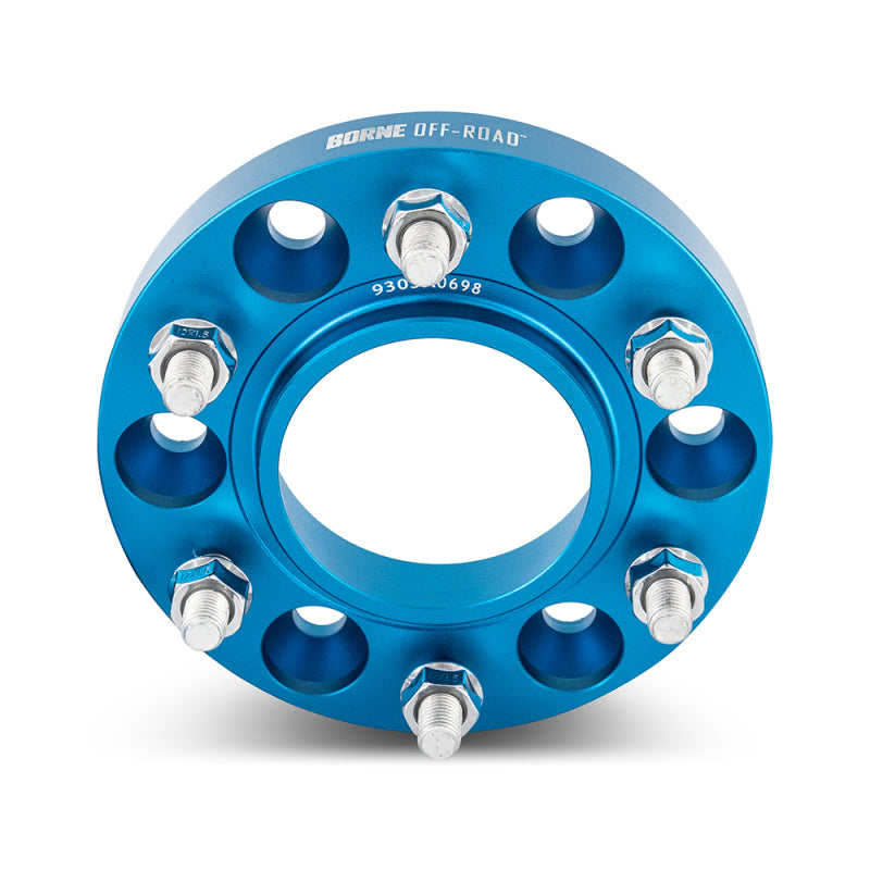 Clearance - Borne Off-Road Wheel Spacers - 6x139.7 - 93.1 - 25mm - M12 - Blue