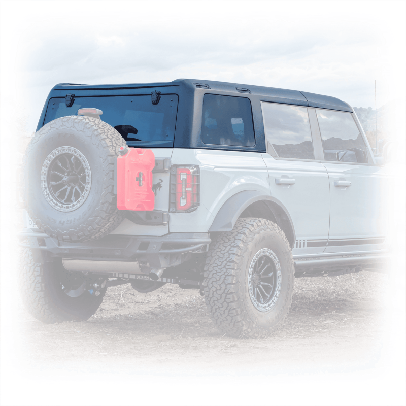 Turn Offroad 2021+ Ford Bronco Hard Top (4 Door) Black/Black Foam Headliner/Wiper & Defrost - HTBR-M4HL01WD