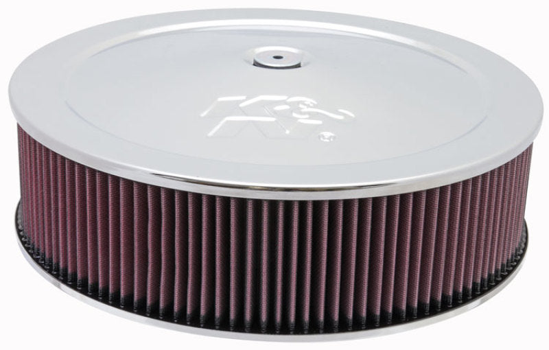 K&N Universal Custom Air Filter - Round 5.125in Flange / 14in OD / 5.125in ID / 5.625in Height - 60-1260 by K&N Engineering -