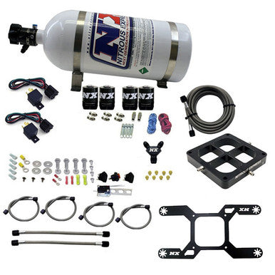 Nitrous Express Single Entry Billet Crossbar Gasoline 50-300 HP Jet Pack - 63040JP