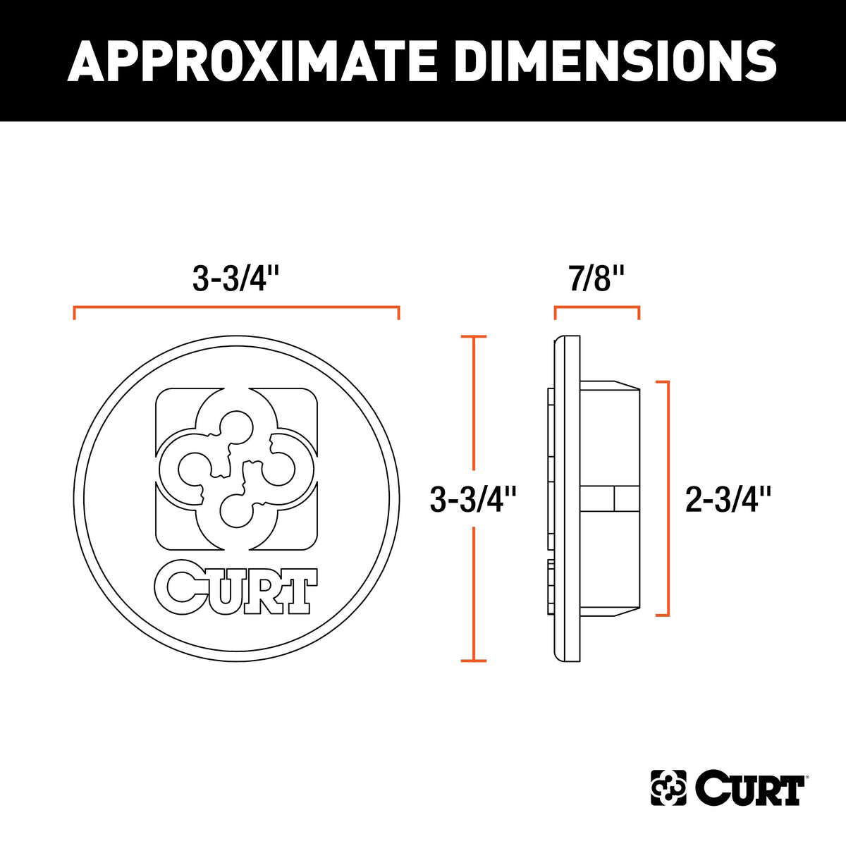 CURT 66165 Replacement Black Rubber Gooseneck Hitch Cover