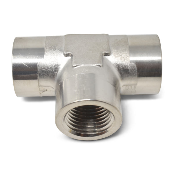 Russell Performance 1/8in Female Pipe Tee Fitting (Endura) - 661711 - front view