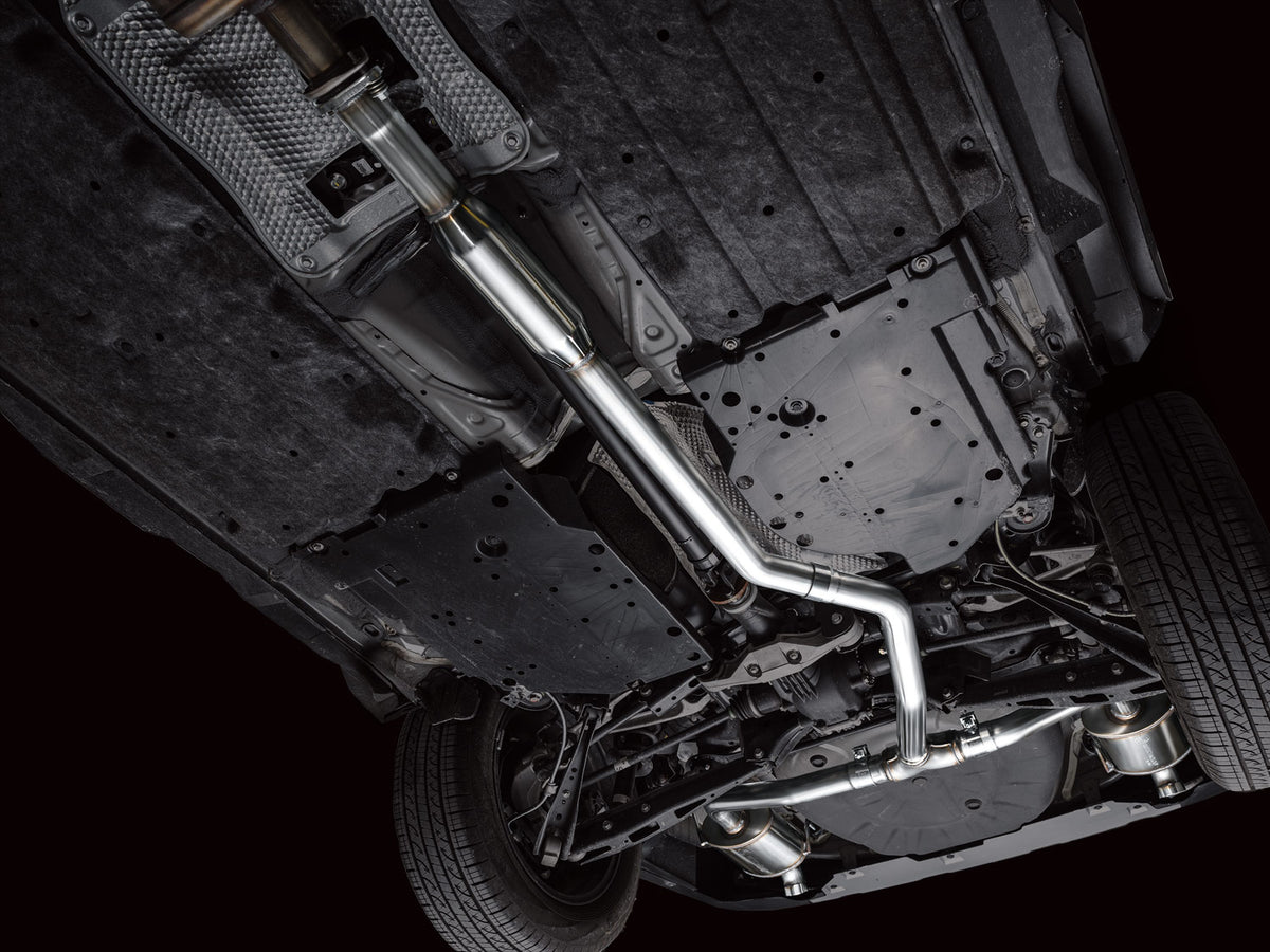 AWE 20-25 Subaru Outback (Wilderness & XT) 0FG Catback Exhaust w/Dual BashGuards - 3015-38246