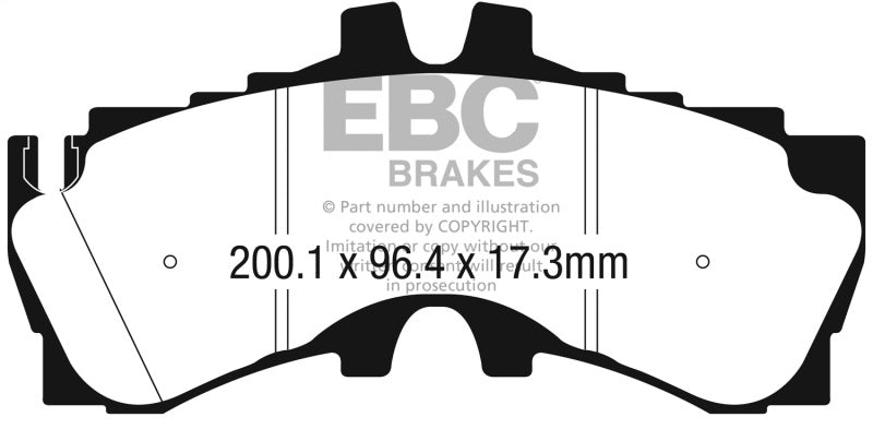 EBC 2018+ Lexus LC500 5.0L Redstuff Front Brake Pads - DP32323C