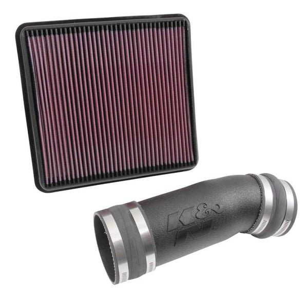 K&N 07-13 Toyota Tundra V8-5.7L Performance Air Intake Kit - 57-9031 for 2007-2013 Toyota Tundra - front view