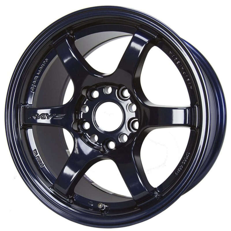 Gram Lights 57DR 15x8 +22mm 4-110 Dark Blue Wheel - WGIE28AD