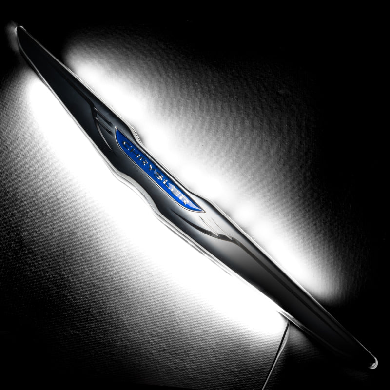 Oracle Chrysler Illuminated LED Sleek Wing - White SEE WARRANTY - 3019-001