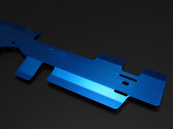 Cusco Radiator Cooling Plate GDA GDB Impreza Blue - 667 003 AL for 2001-2007 Subaru Impreza - front view