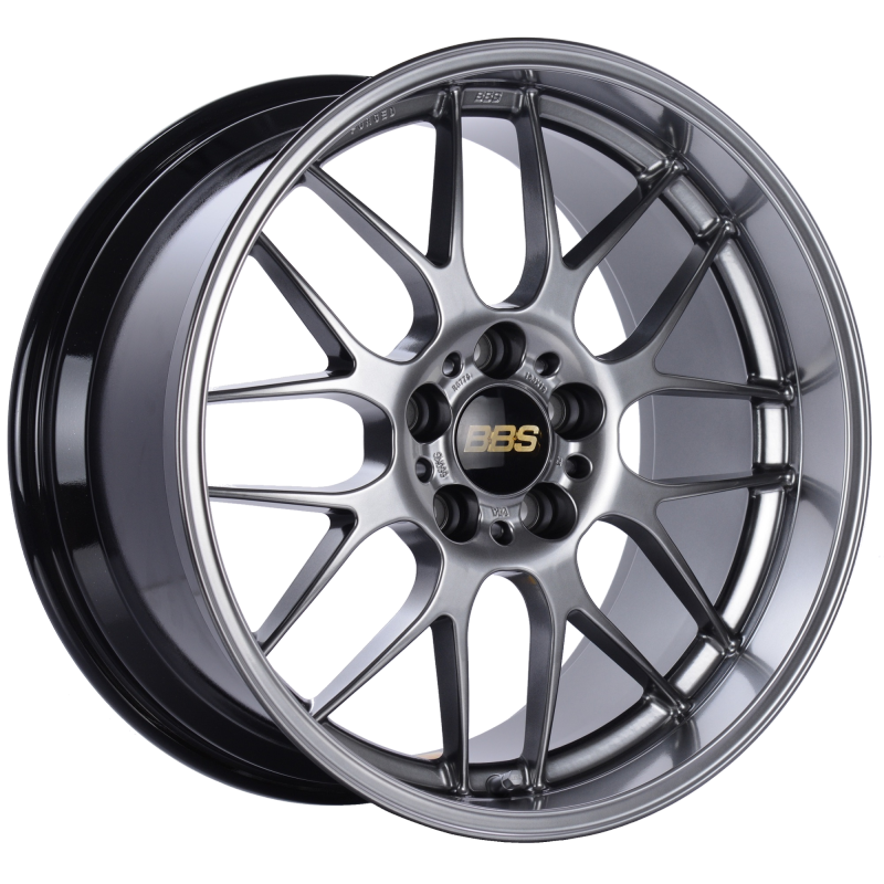 BBS RG-R 18x8.5 5x120 ET13 Diamond Black Wheel -82mm PFS/Clip Required - RG737HDBK