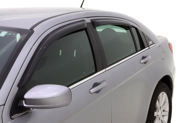 AVS 07-10 Chrysler Sebring Ventvisor Outside Mount Window Deflectors 4pc - Smoke - 94458 for 2007-2010 Chrysler Sebring - fro