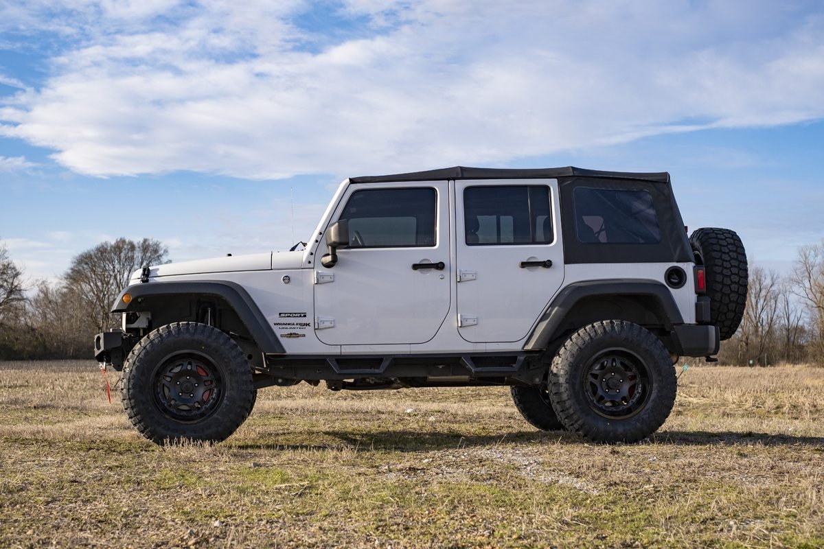 Rough Country - 3.25 Inch Lift Kit - V2 - Jeep Wrangler Unlimited 2WD/4WD (2007-2018) - 66970 for 2007-2017 Jeep Wrangler - d