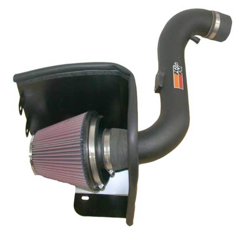 K&N 04 Ford Explorer/Mercury Mountaineer V8-4.6L Performance Intake Kit - 57-2564 for 2004-2005 Ford Explorer - front view