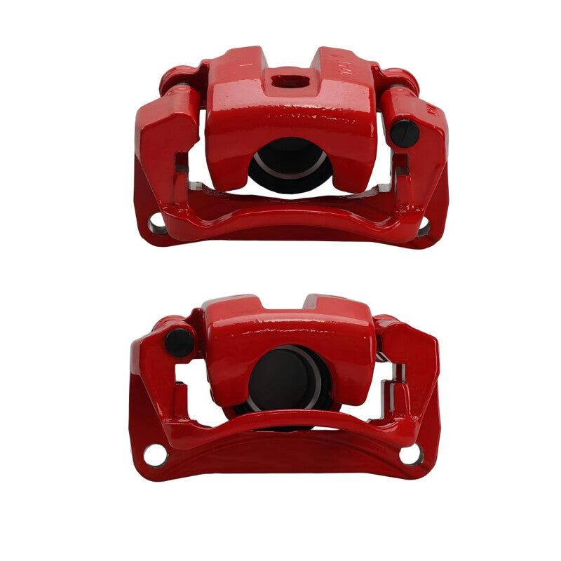 Power Stop 16-22 Toyota Sequoia Rear Red Caliper w/Bracket (Pair) - S15052
